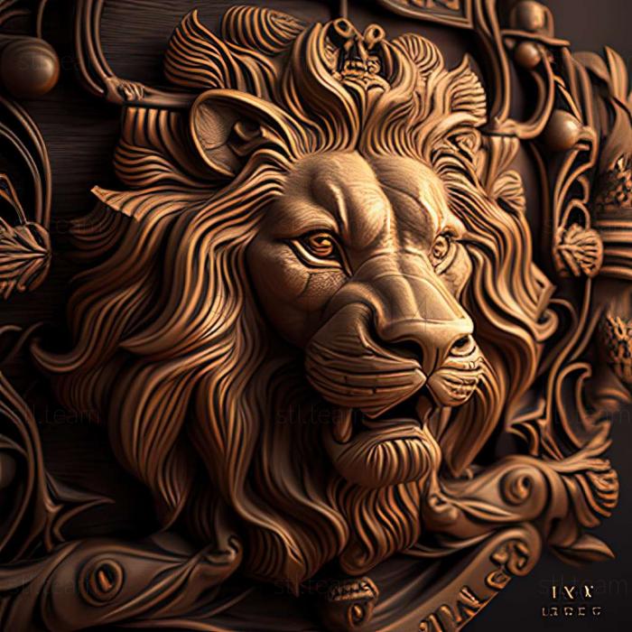 3D model lion stl (STL)